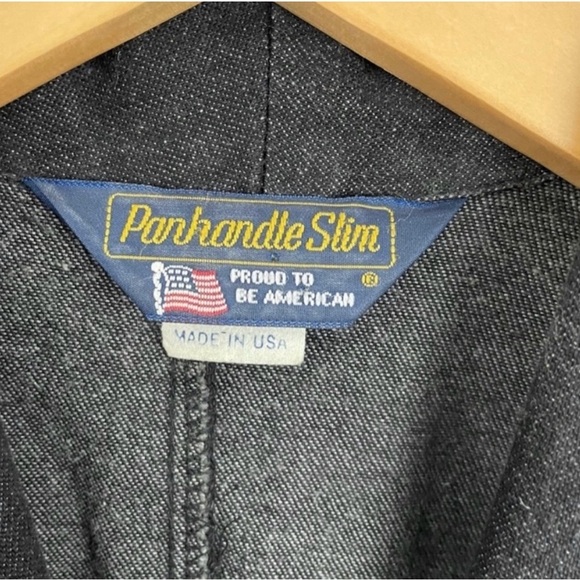 Vintage Pandhandle Slim 80's Denim Midi Dress - Picture 5 of 5